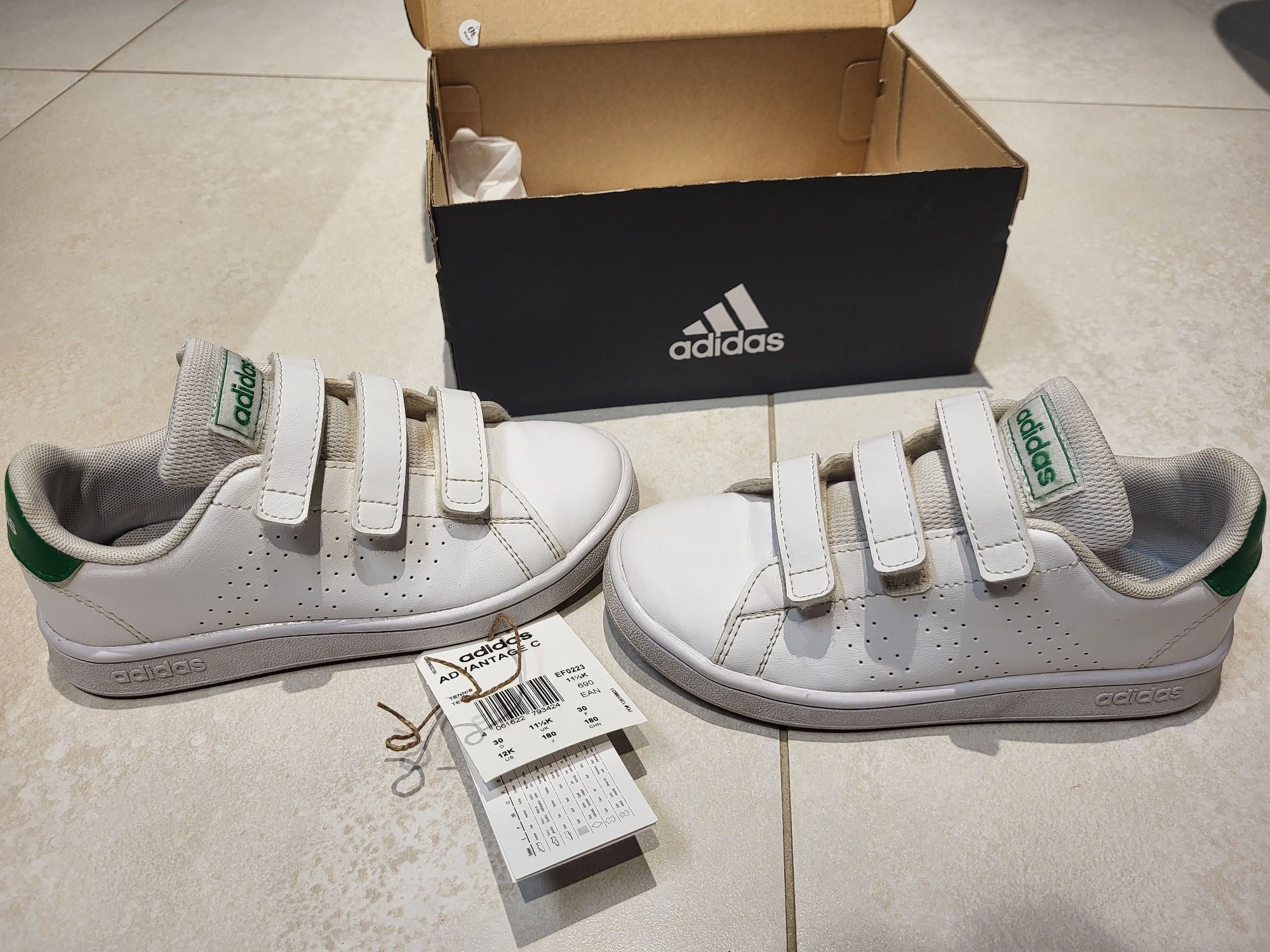 Buty adidas advantage 30 rzepy jak nowe