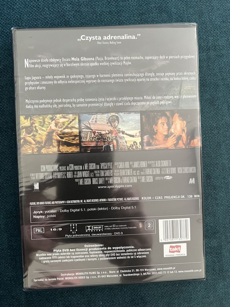 Apocalypto M. Gibson DVD