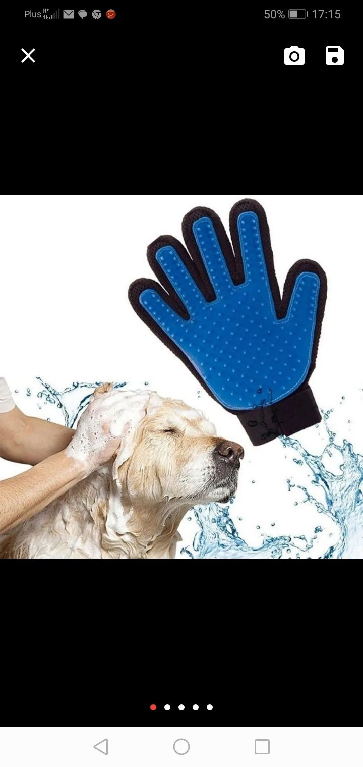 Rękawiczka rękawica do czesania sierści psa