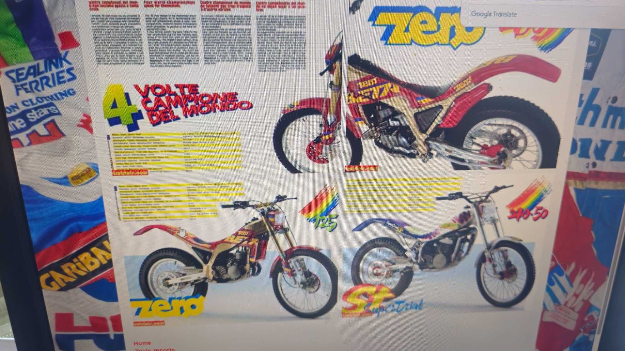 Beta trial zero 260 / montesa / gas gas / trs / sherco /