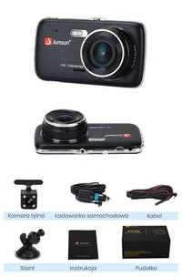 Nowa kamera samochodowa rejestrator Full HD 1296P . Kamera cofania