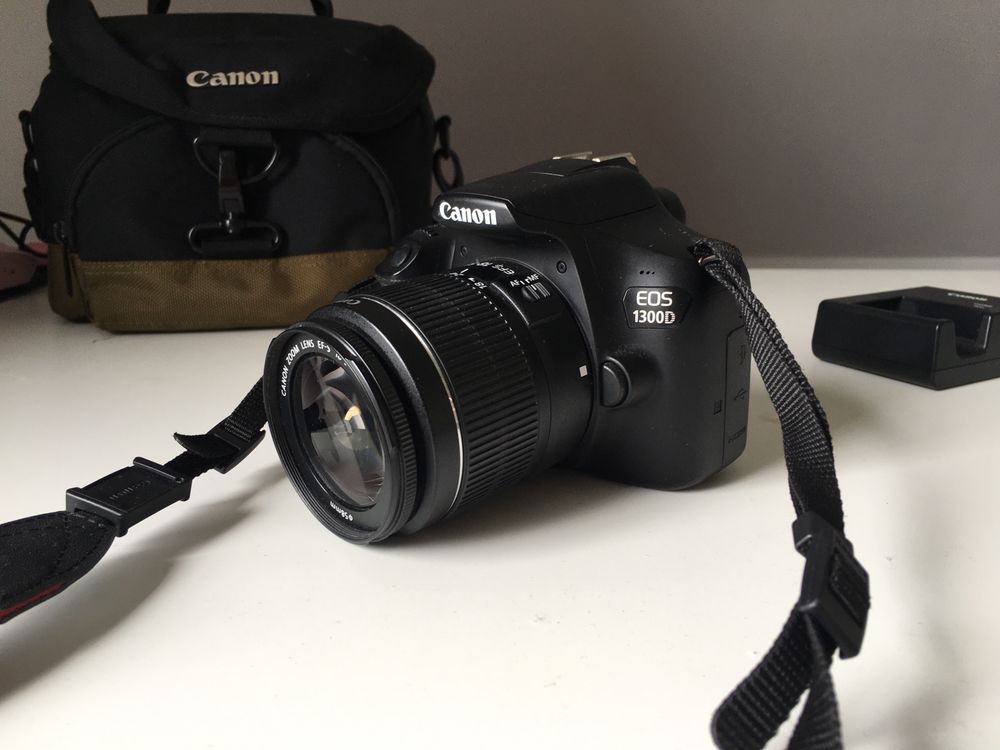 aparat lustrzanka Canon EOS 1300d - stan bardzo dobry
