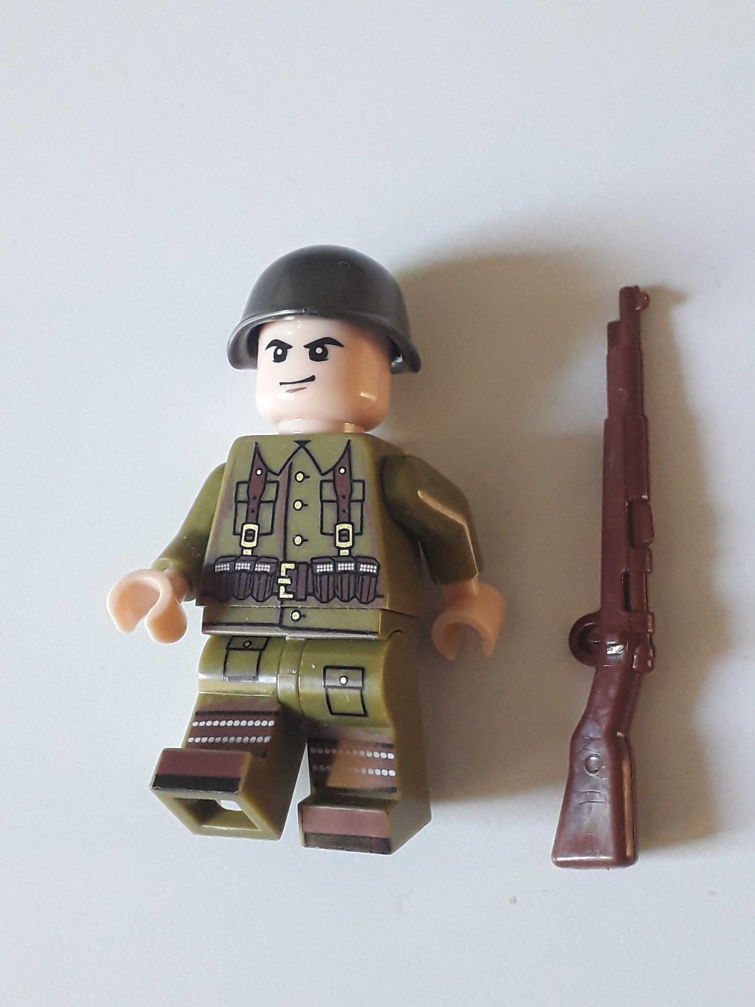 Figurka żołnierza polskiego z bronią WW2 kompatybilne z Lego, Cobi