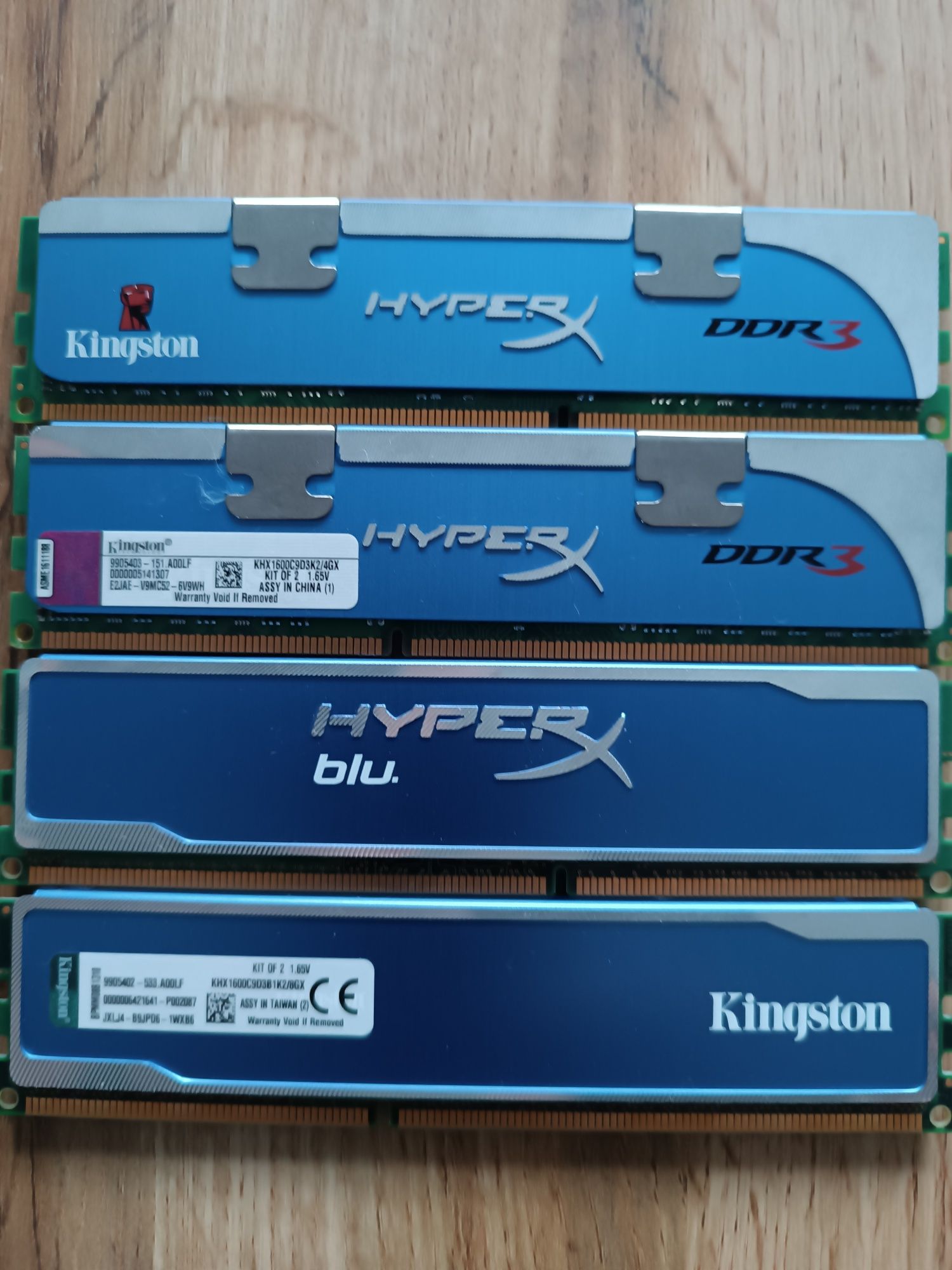 DDR 3 Hyper X Kingston 1600C9 12Gb