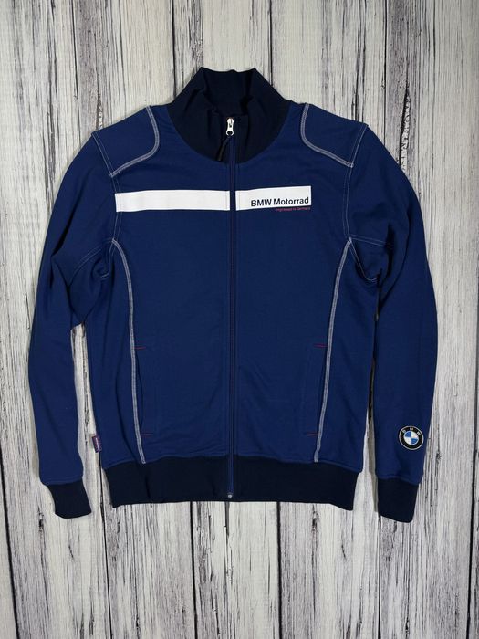 Bmw кофта оригинал синяя олимпийка м размер l motorrad racing zip