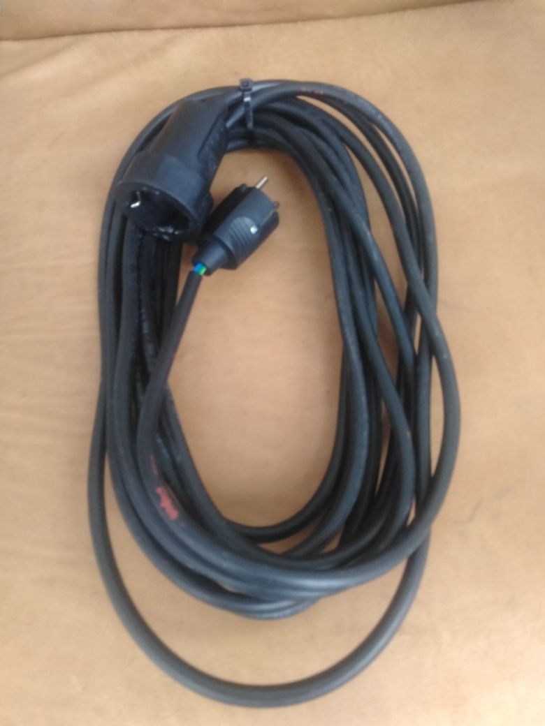Extensão Elétrica 10 metros,cor Branco/Preto,NOVAS