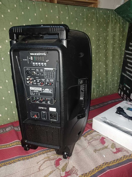 Głośnik aktywny mobilny 12` na akumulatorze lub od sieci