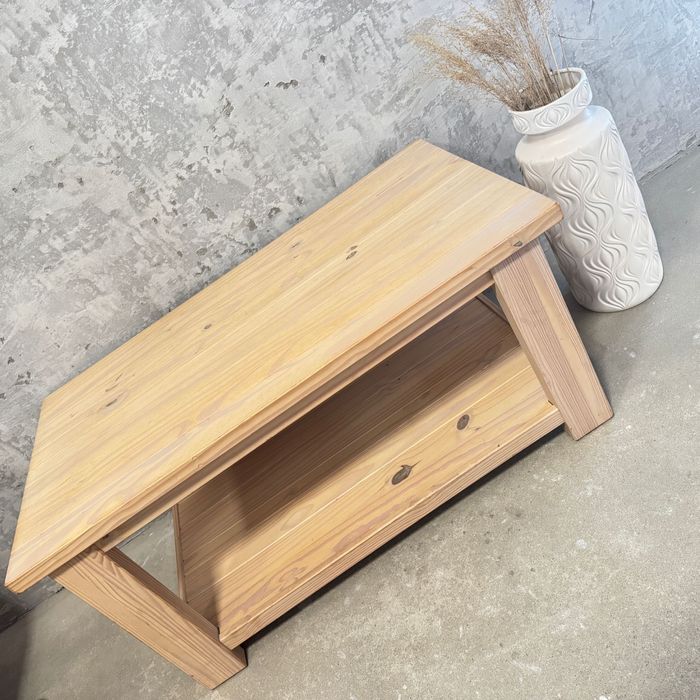 Stolik IKEA Rekarne – drewno bielone