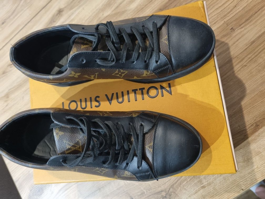 Skórzane buty męskie Louis Vuitton
