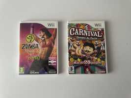 Nintenfo Wii, Zumba Fitness, Carnival Juegos de Feria, игры