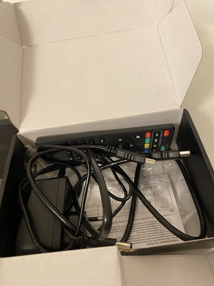 TV Box Android X96Q 4K, Netflix, YouTube - caixa original e acessorios