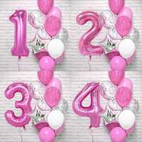 Кульки до дня народження цифра 4 і 5