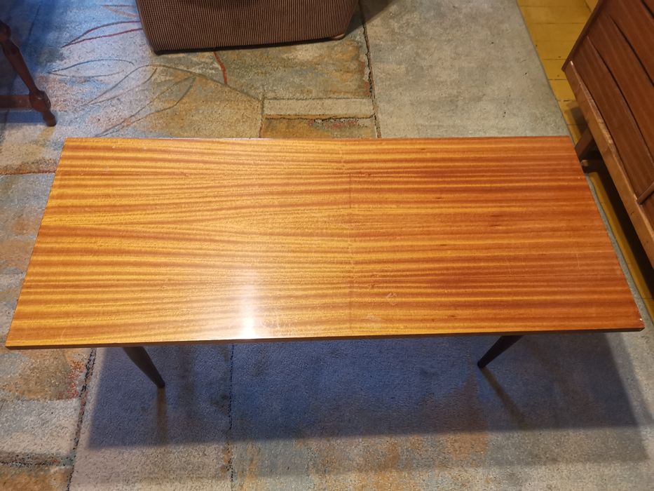 Ława drewniana z PRLu 50 x 120