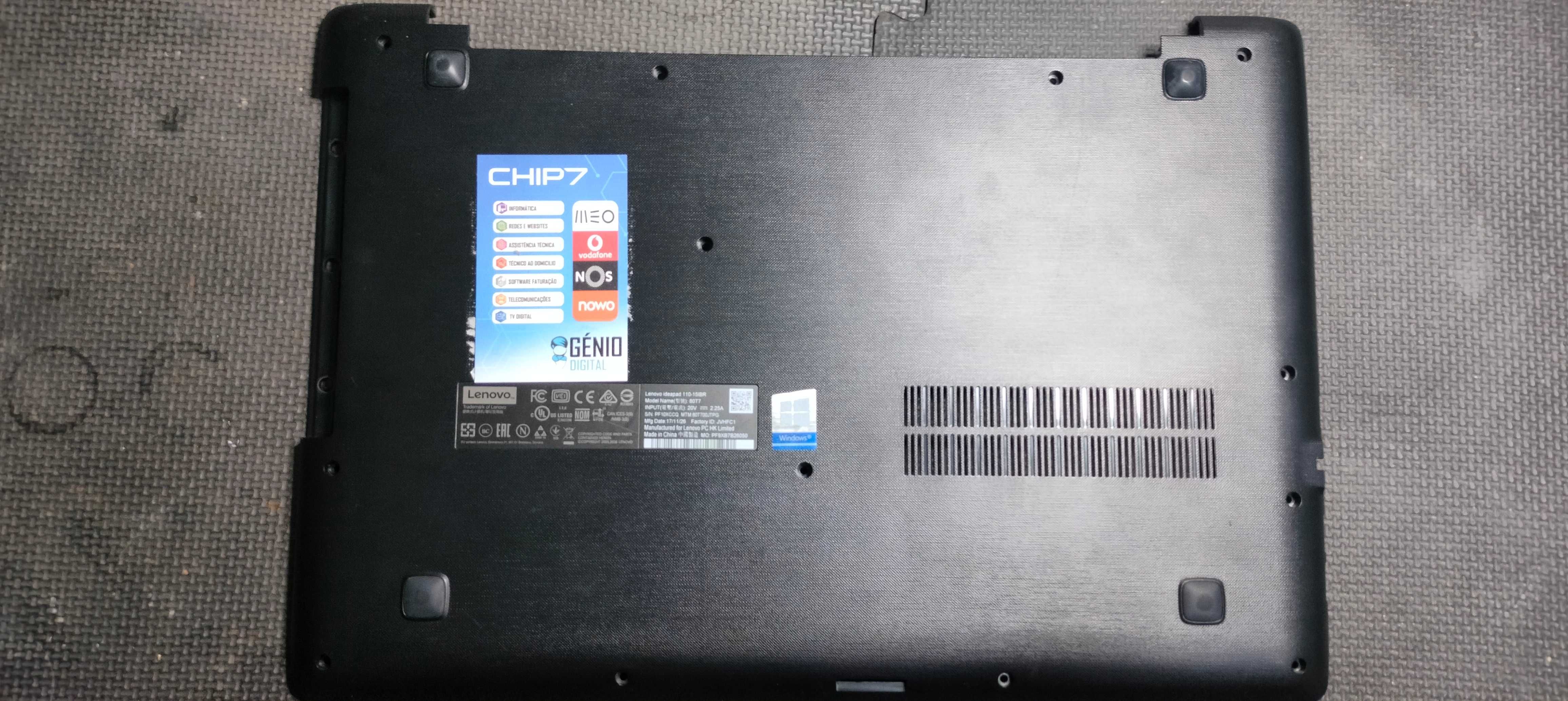 Peças Lenovo Ideapad 110-15IBR (ecrã, chassis)