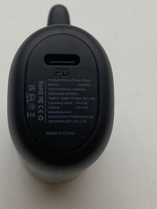 Продам компактний павербанк type-C зарядка (6000 mAh)