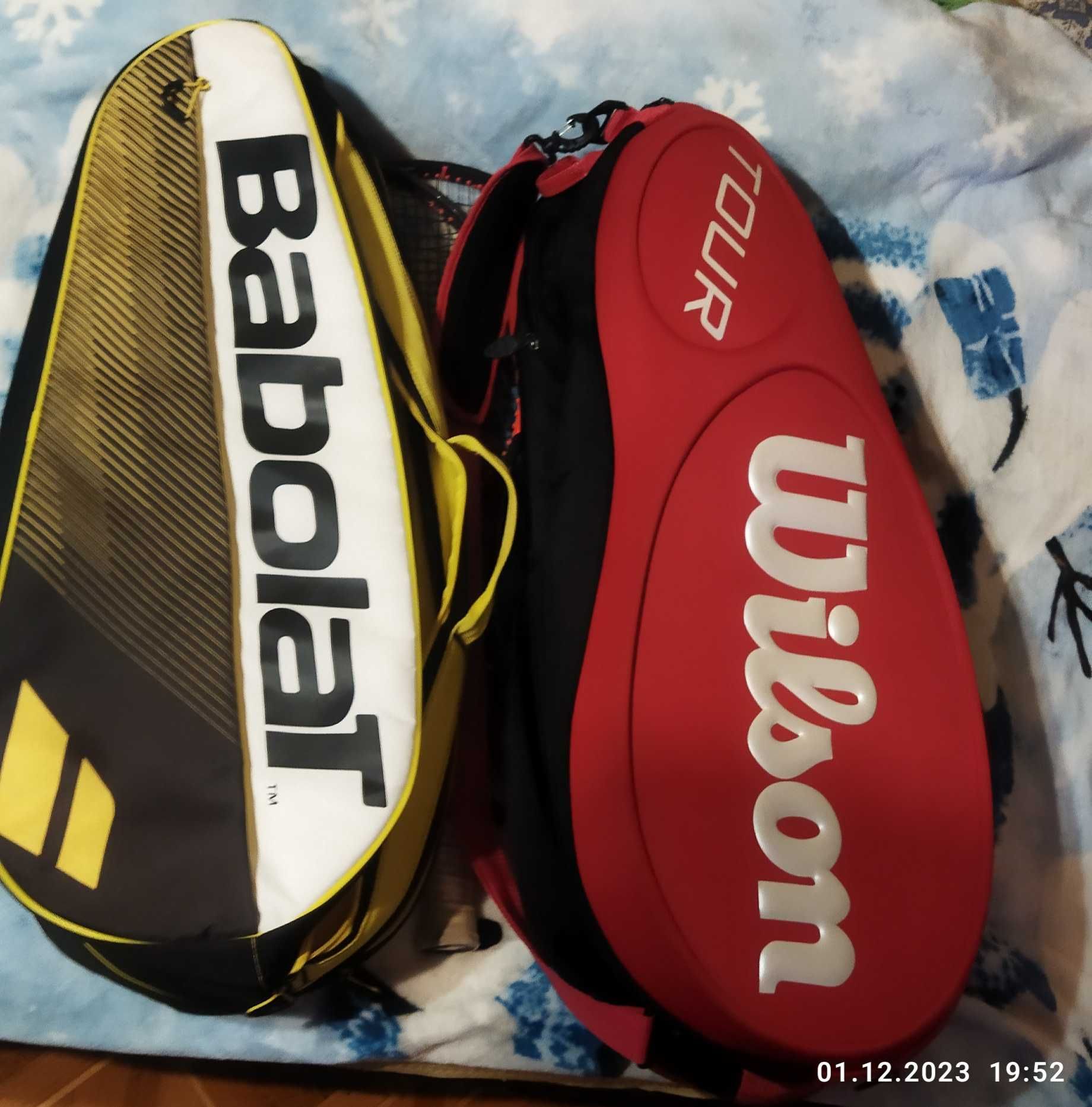 Теннисная ракетка, Тенісна ракетка Babolat, Head, Wilson,Yonex, Сумки