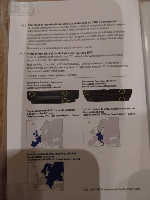 Dvd gps bmw actualização