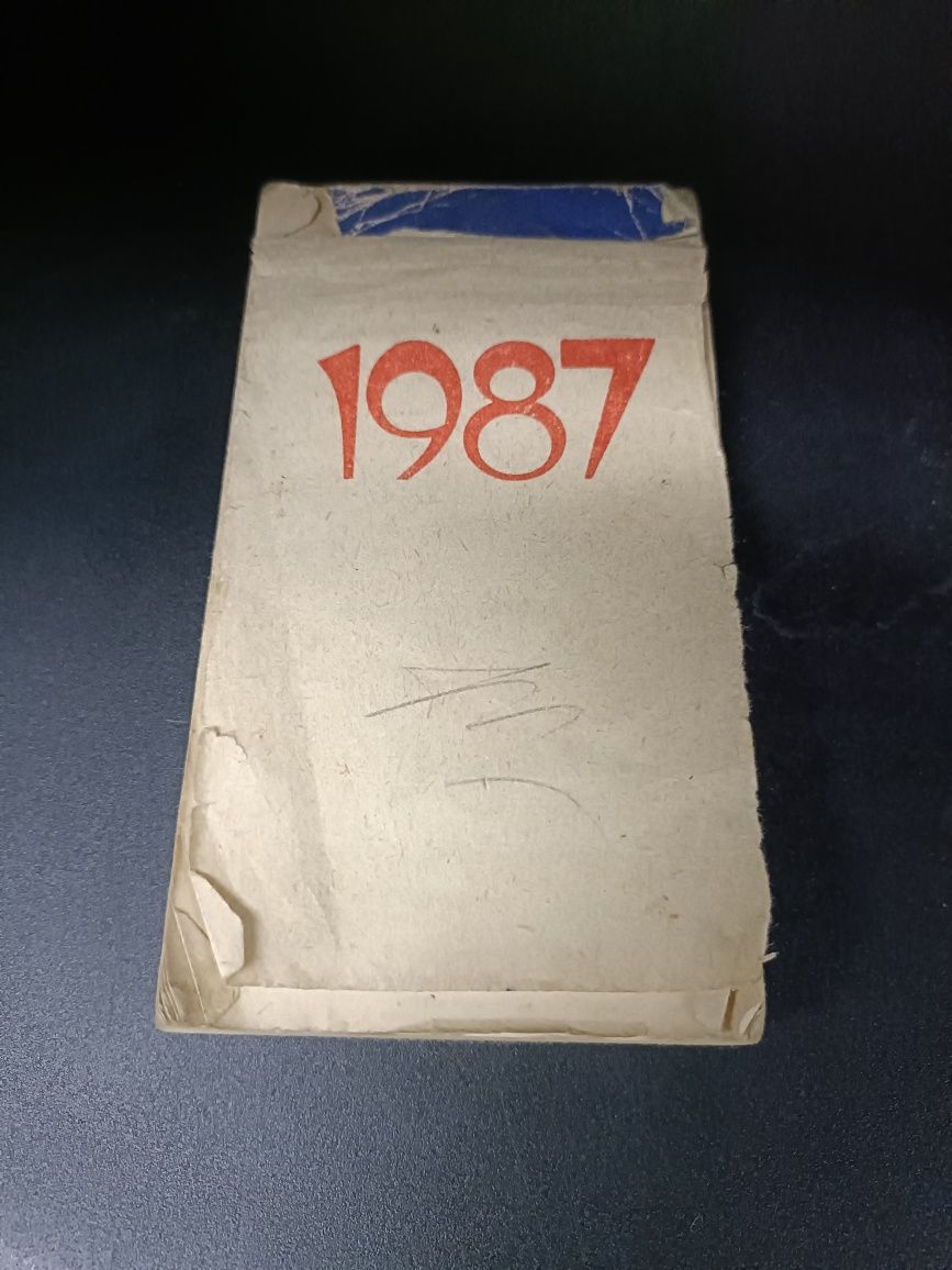Kalendarz zdzierak 1987