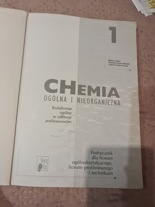 Chemia ogólna i nieorganiczna