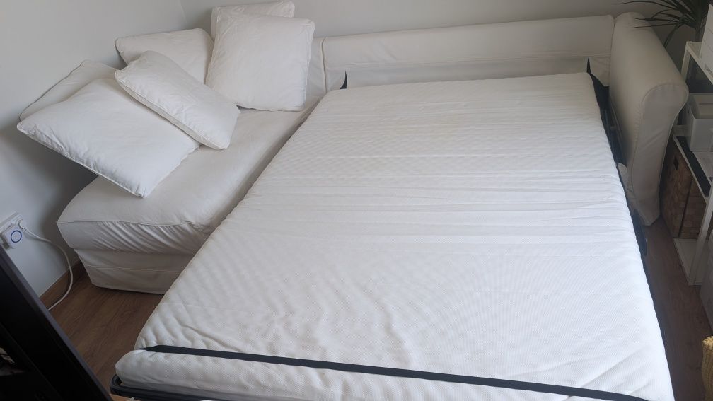 Sofá-cama com chaise longue Grönlid IKEA