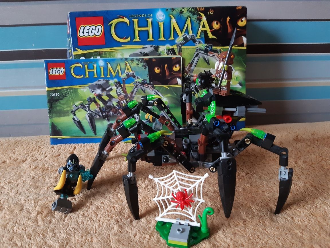 LEGO Chima 70130-Pajęczy Ścigacz Sparratusa! KOMPLETNY!! STAN IDEALNY!