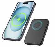 Power bank 10000 mAh czarny FW-32 magnetyczny bezprzewodowy