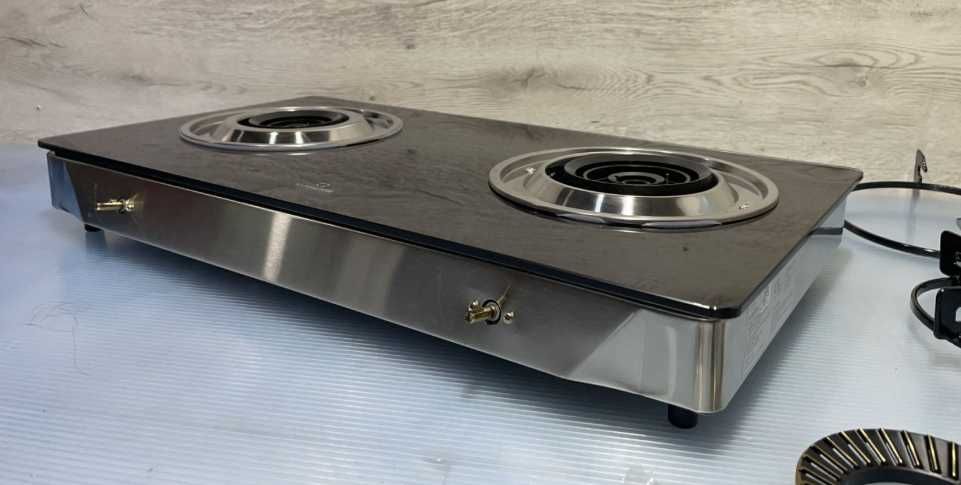 Газова плита настольна кемпінгова на 2 конфорки Klarstein Barzona 2