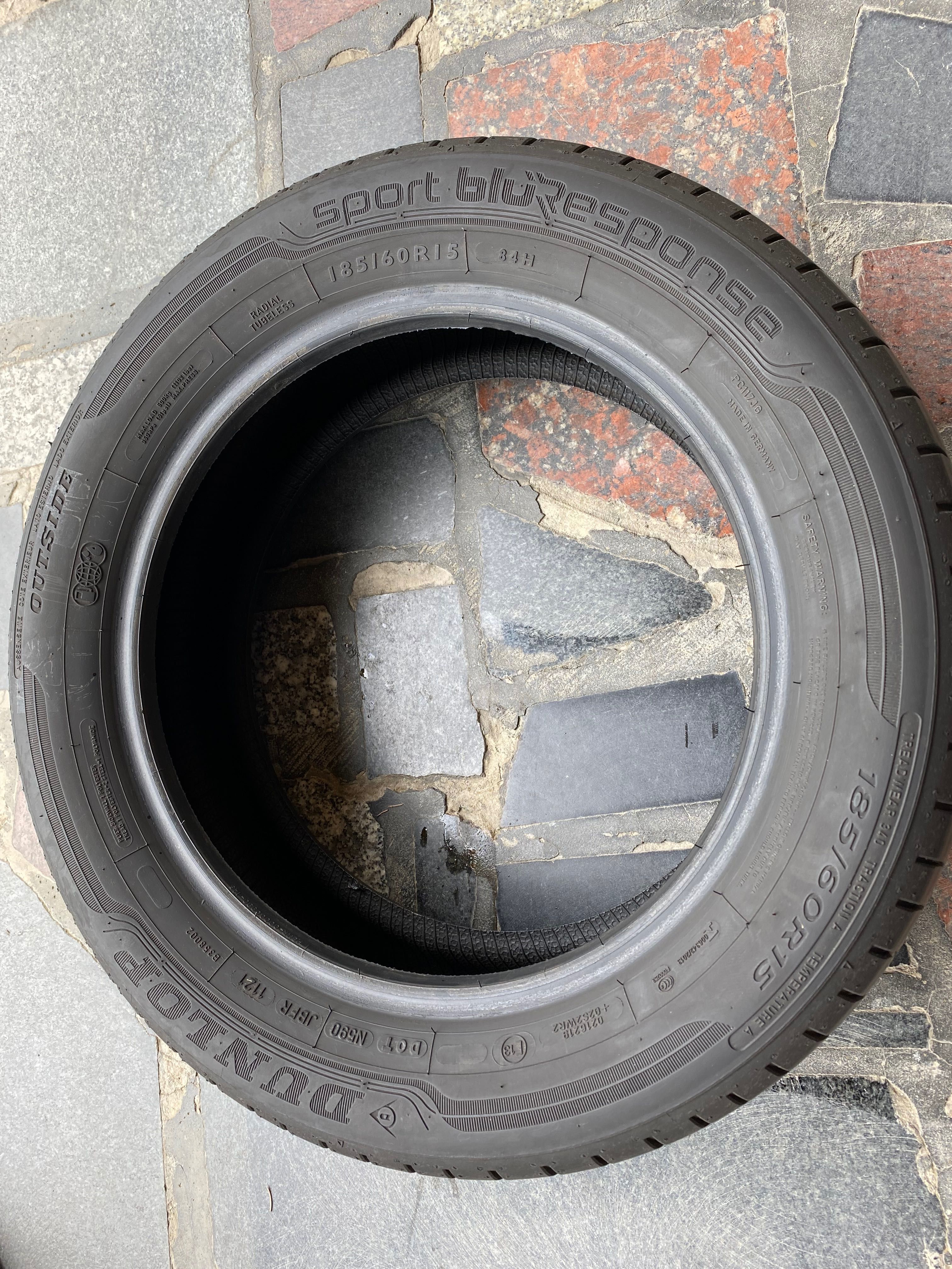 4szt 185/60/15 DUNLOP bluresponse z 2020