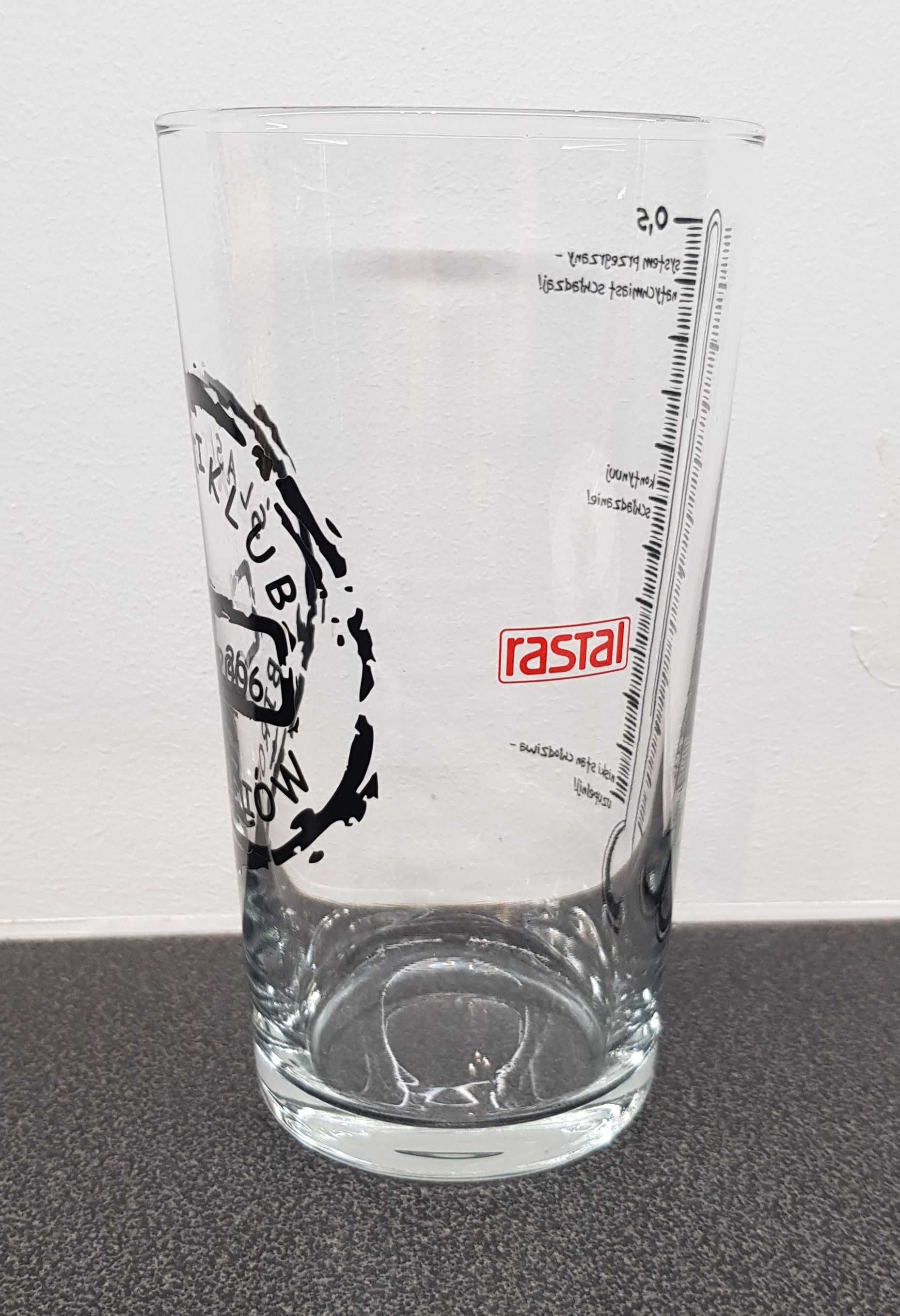 Szklanka do piwa 0,5 l RASTAL, browar - Śląski Klub Birofilów