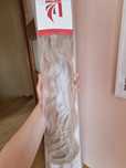 Włosy doczepiane bezszwowe clip in 50 cm 150 g ŚREDNI BLOND 5 taśm