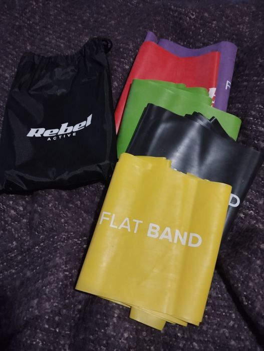 Zestaw taśm do ćwiczeń rehabilitacji Rebel nowe