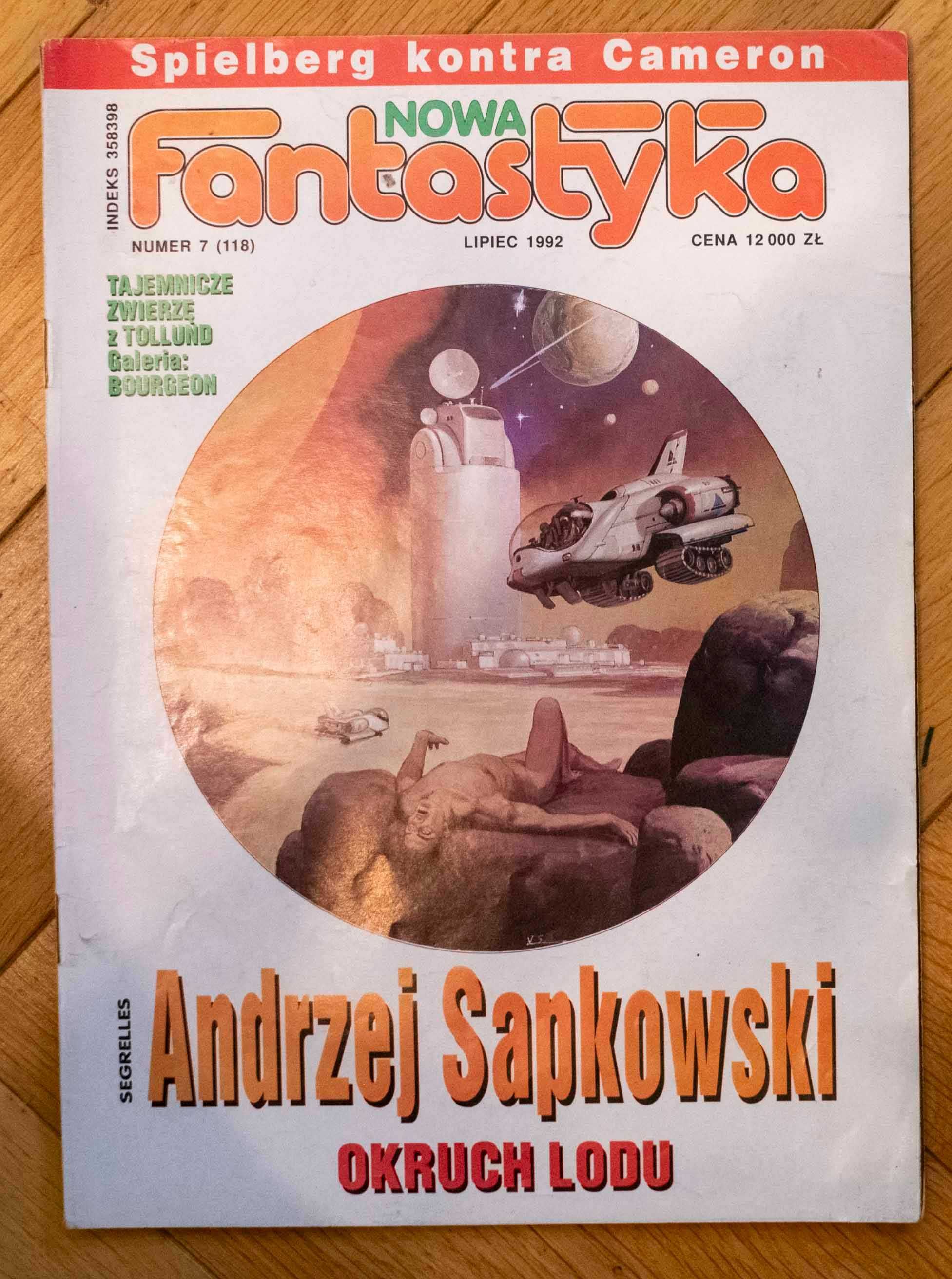 Nowa Fantastyka Nr 118 7 / 1992 Sapkowski Wiedźmin Geralt Witcher