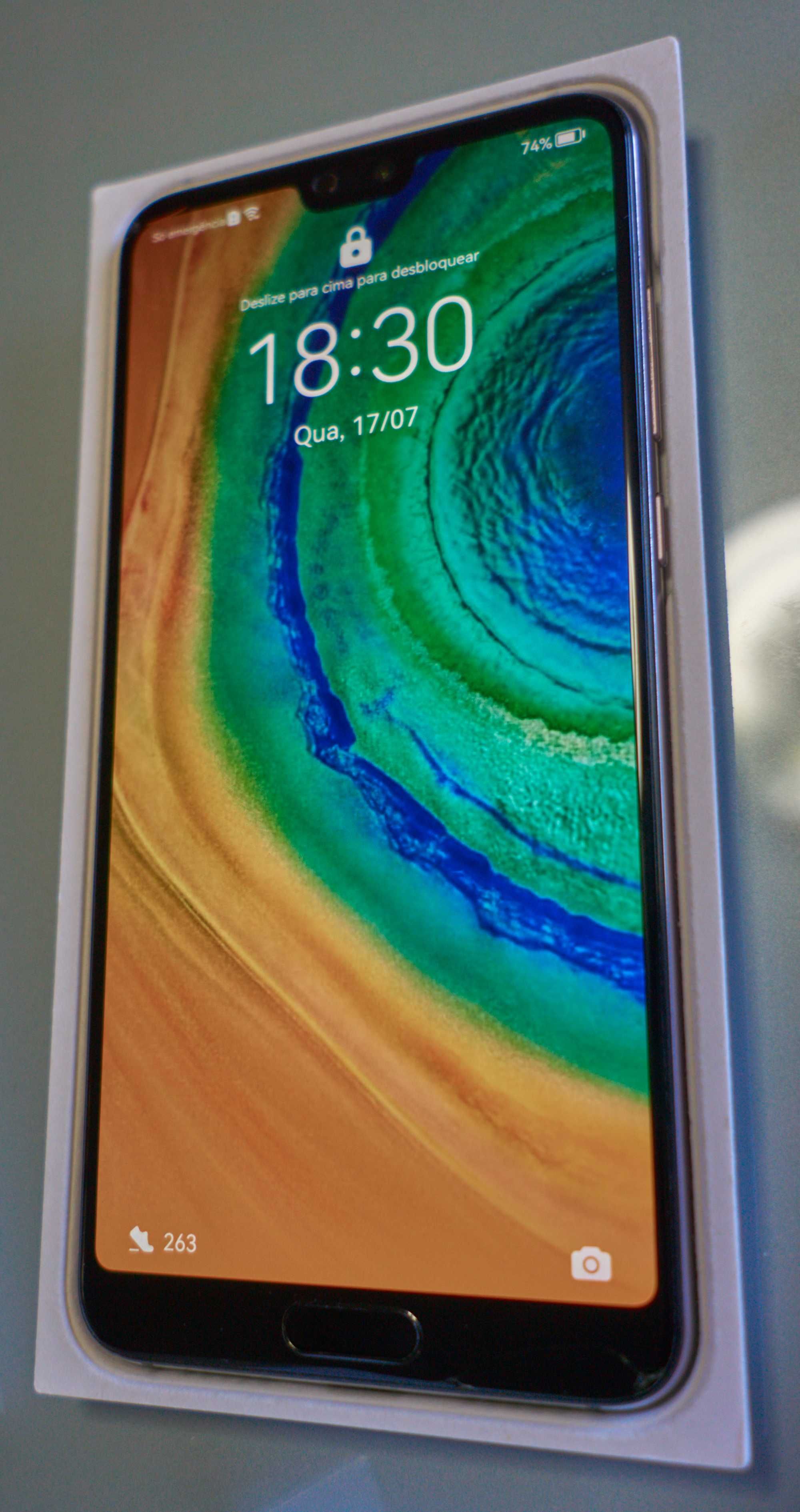 Huawei p20 pro, cor twilight, ROM 128GB, RAM 6GB