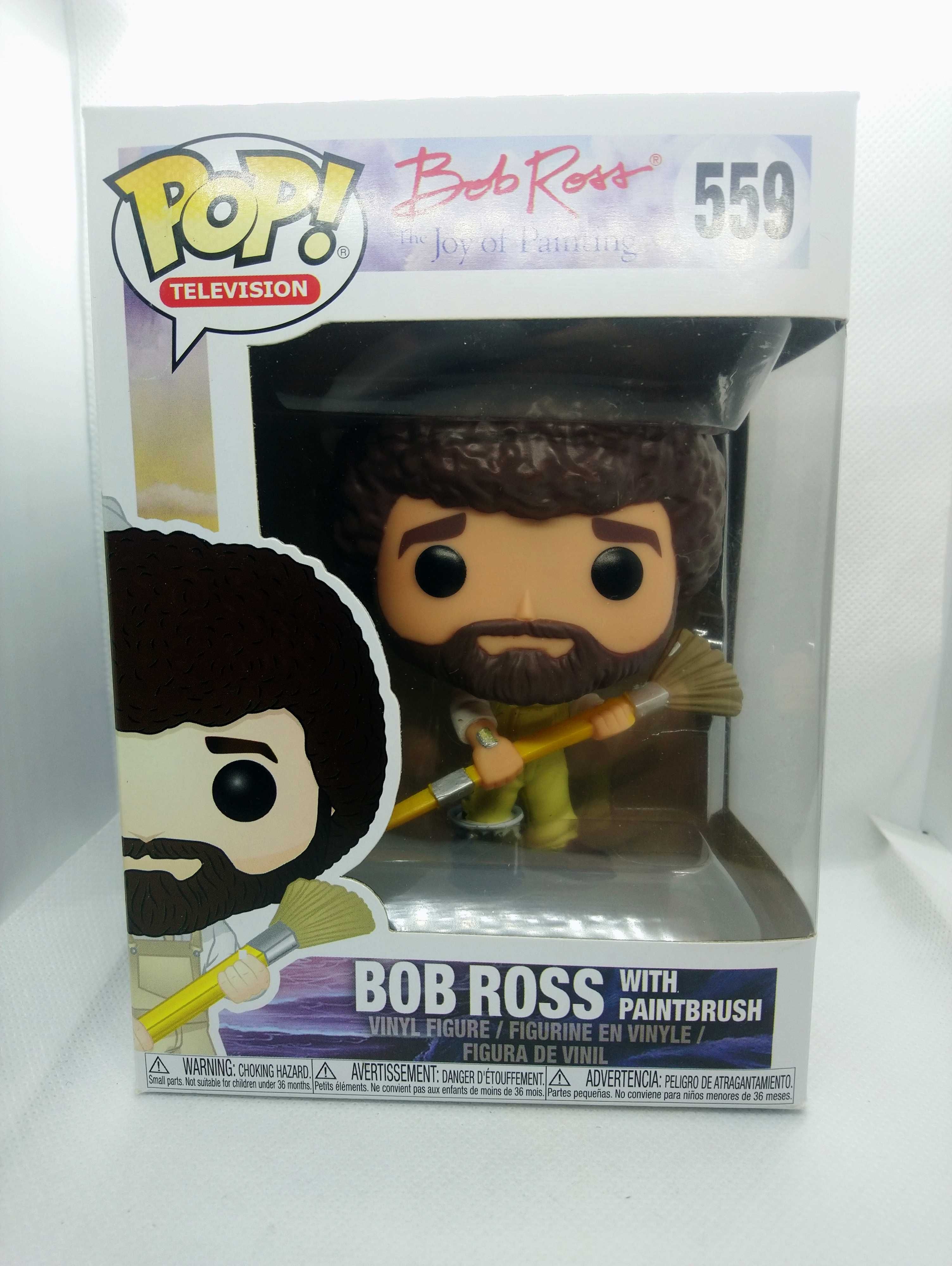 Funko Pop Bob Ross with paintbrush 559