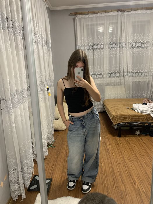 Джинси Baggy голубі