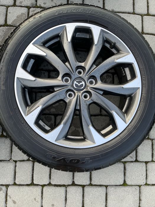 Alufelgi 5x114,3 19 cali Mazda Cx-5 Cx-7 Cx-9 opony lato 225/55/19