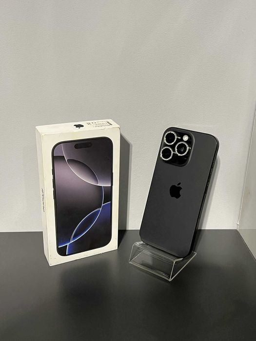 Telefon Iphone 16 Pro, 128GB/GW/czarny/Komis Krzysiek