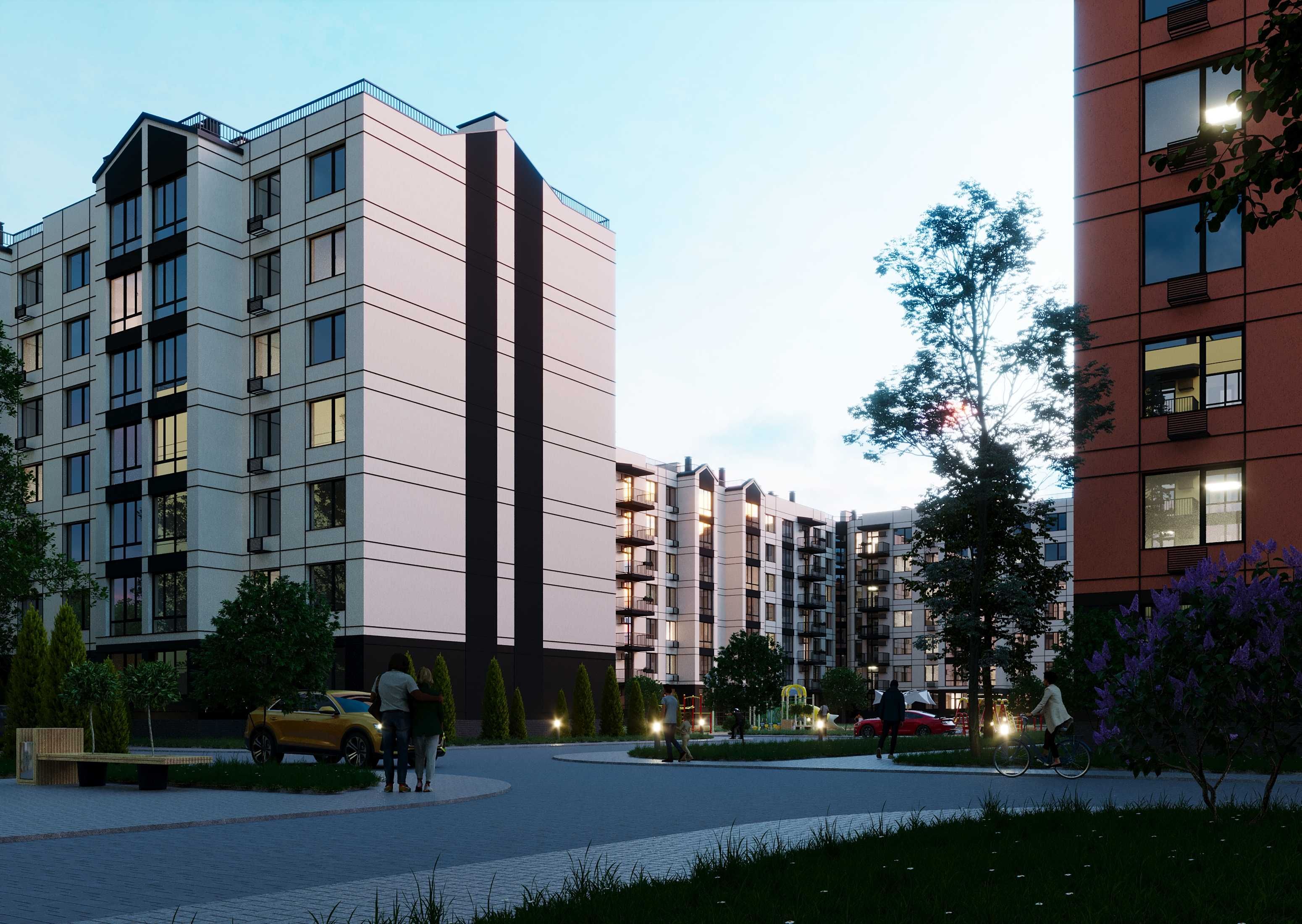 1к квартира 48,13 м² однокімнатна Софіївська Борщагівка КРЕДИТ