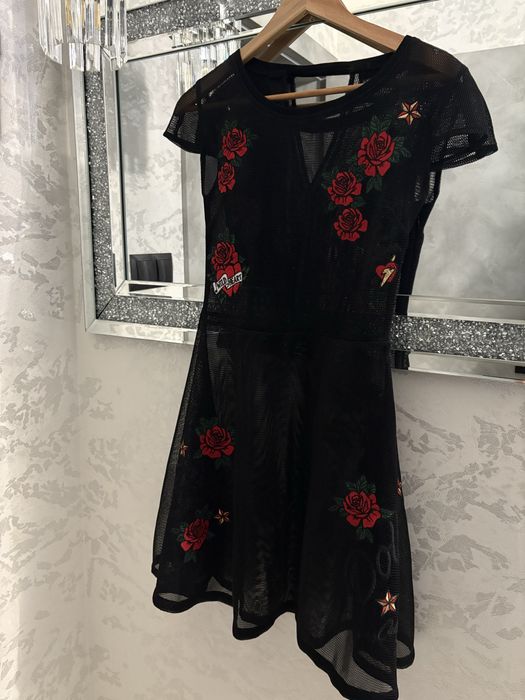 Sukienka czarna  Rose Guess M/L