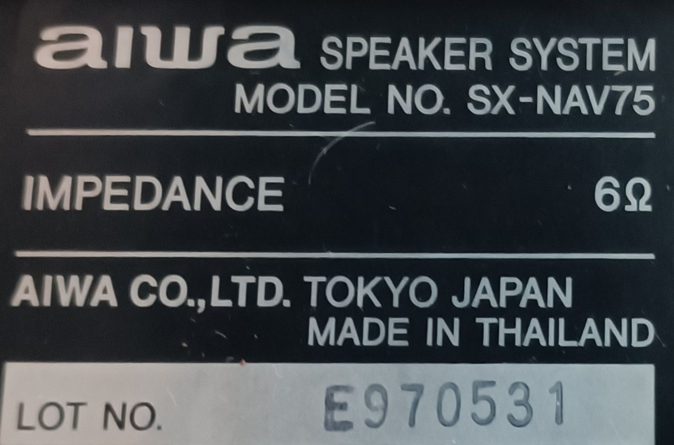 Kolumny  aiwa SX nav75