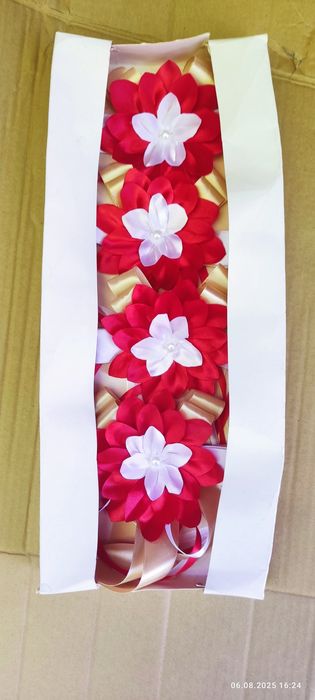 Свадебное украшение на машину.