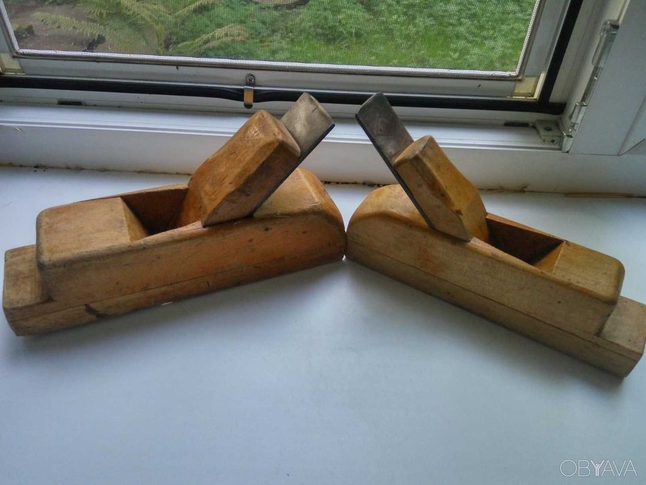 Два ручных, деревянных рубанка. (СССР)