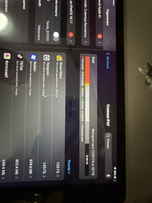 Продам Ipad 8 покоління на 32гб