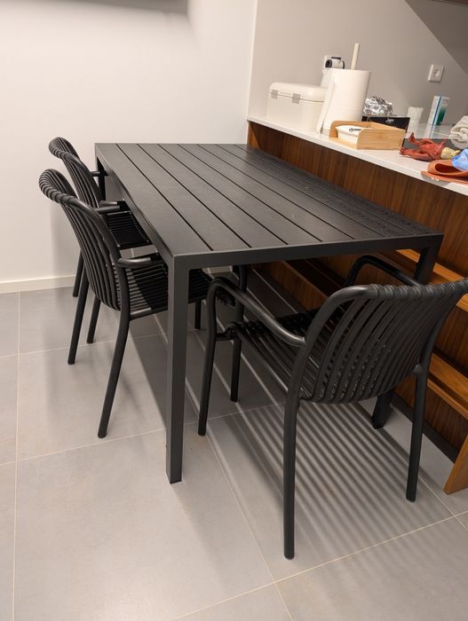 Conjunto Jardim Alumínio+Resina Jysnk Jersore