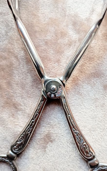 Posrebrzane szczypce