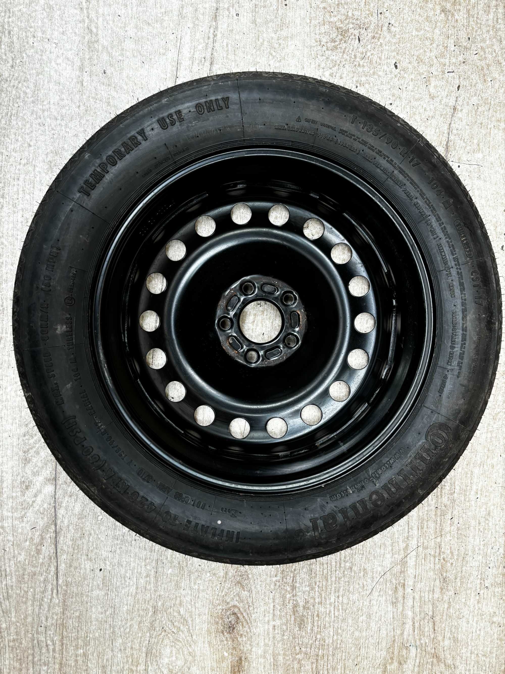 Koło dojazdowe Ford Kuga 135/90/R17