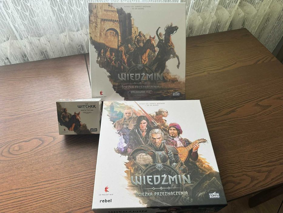 Wiedźmin Ścieżka przeznaczenia + SG + Geralt na płotce jak NOWA