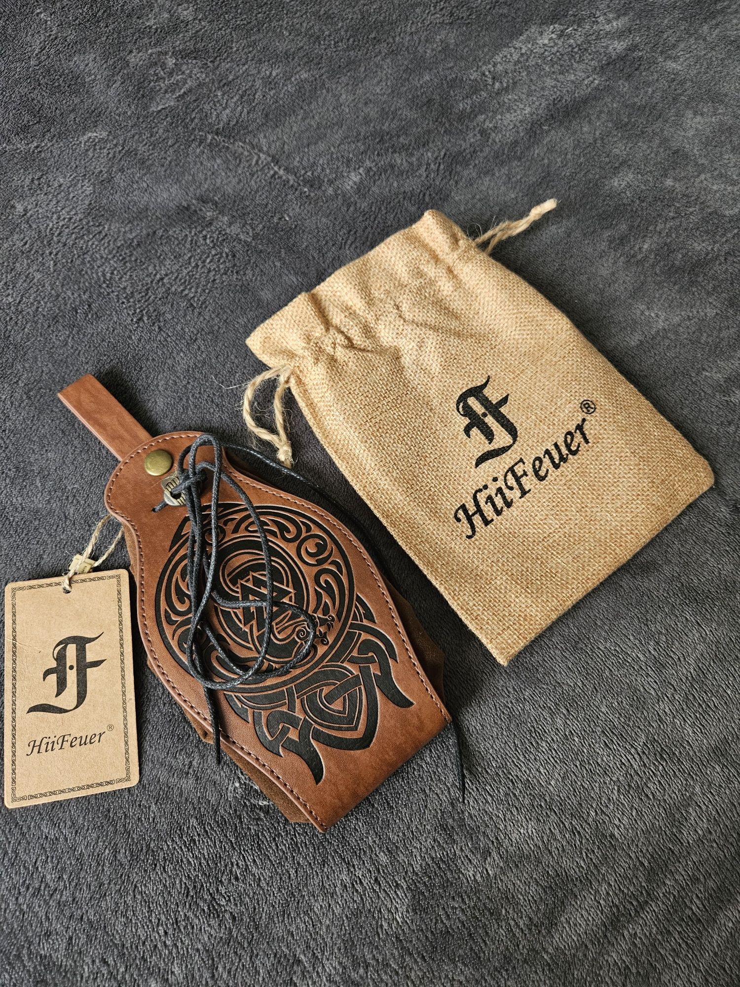Torba mieszek do paska pagan LARP prezent