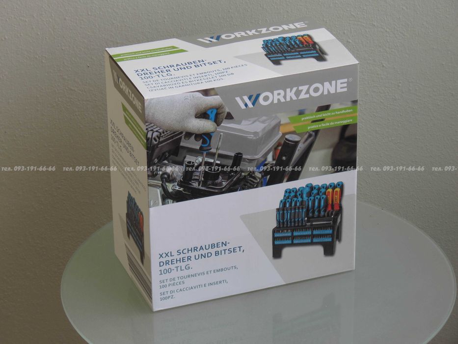 Набор подставка отверток бит Германия Workzone