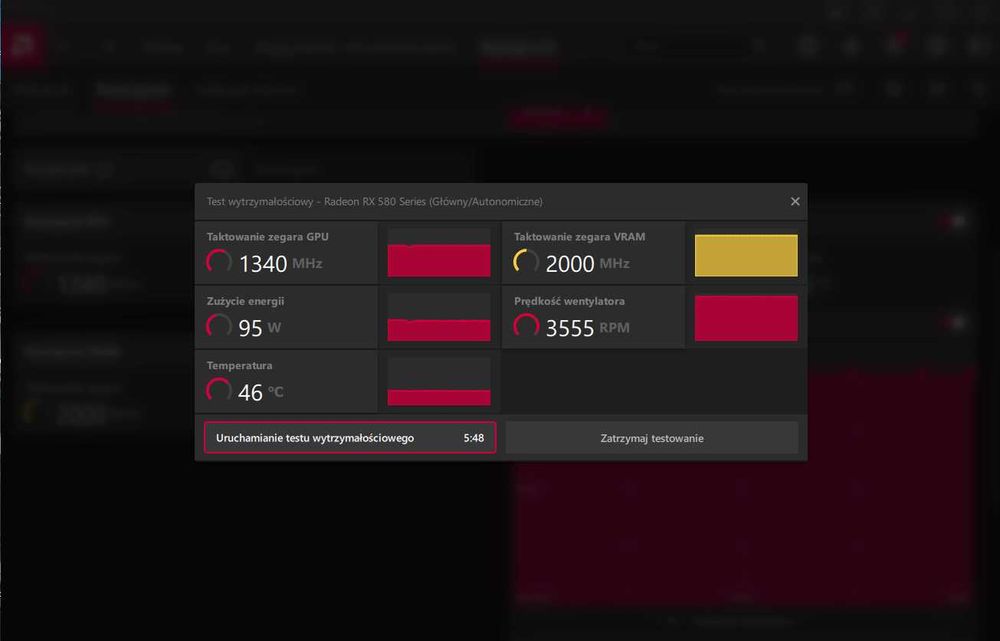 Sapphire Pulse RX 580 8GB GDDR5 Okazja, po profesjonalnym serwisie !